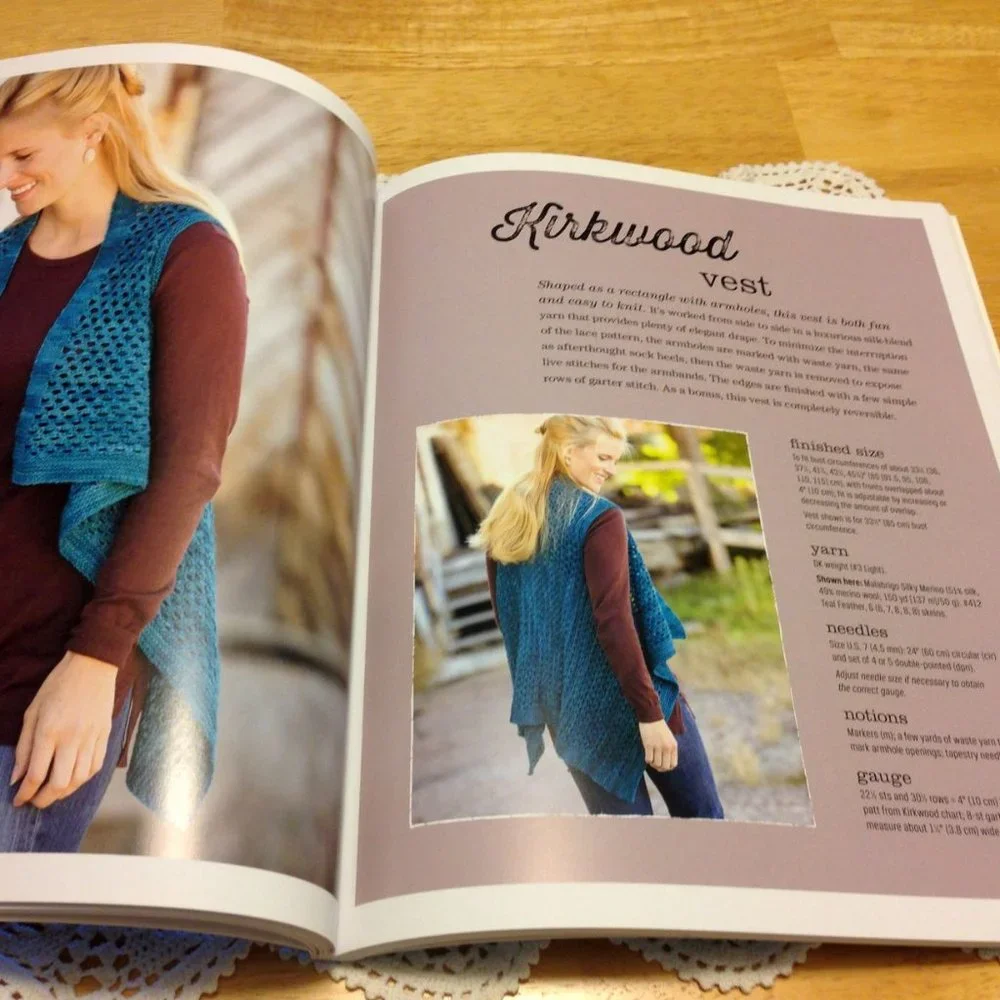 New craft book, everyday lace knitting projects